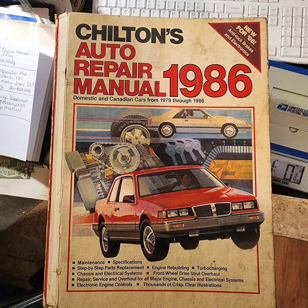 Chilton's Auto Repair Manual 1986 for domestic and Canadian cars from 1979 -1986